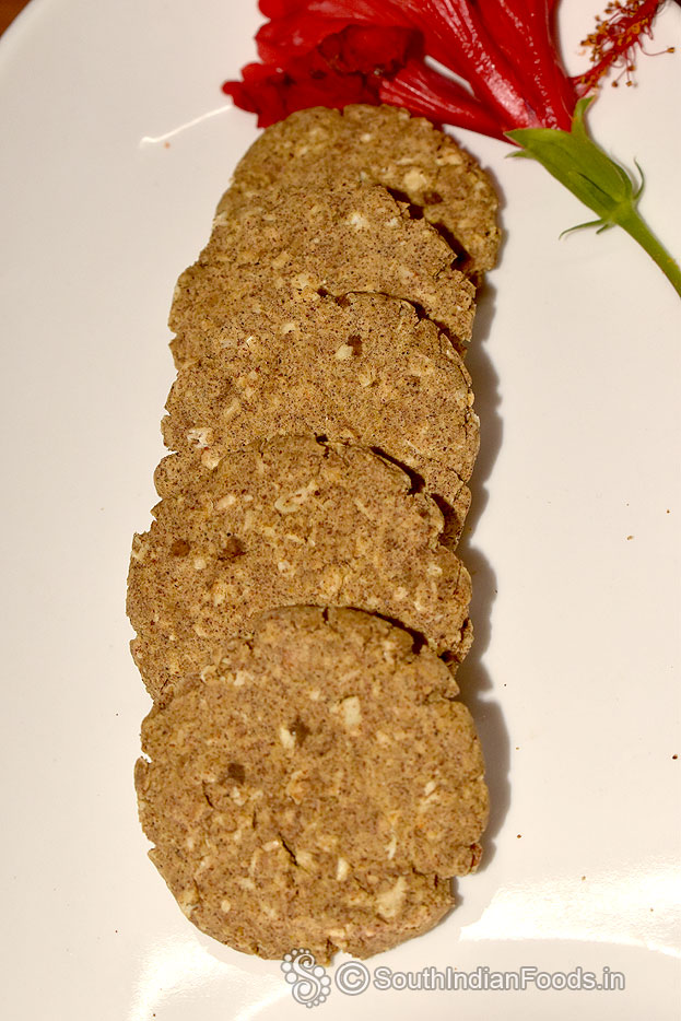 Pressure cooker oats jaggery cookie