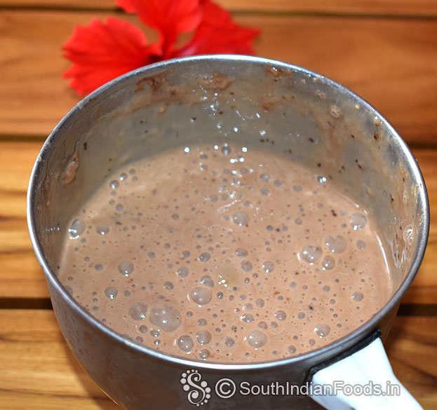 Blend till smooth and frothy
