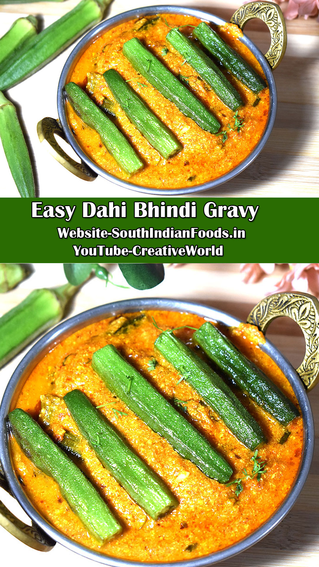 Dahi bhindhi gravy