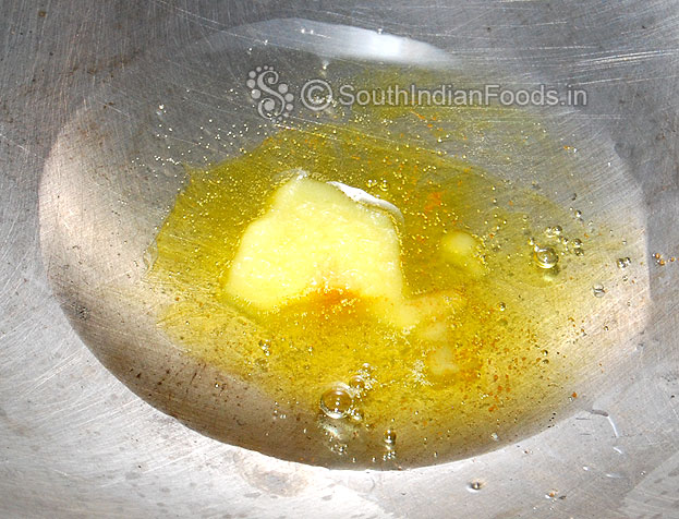 add ghee and oil
