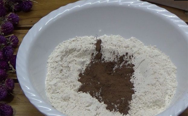 Add cocoa powder