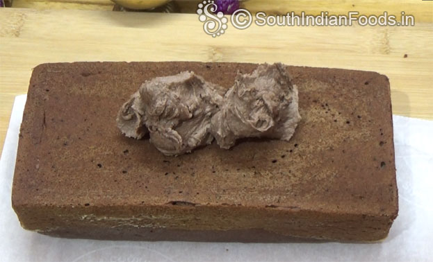 Add chocolate buttercream frosting