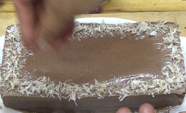 Sprinkle roasted coconut