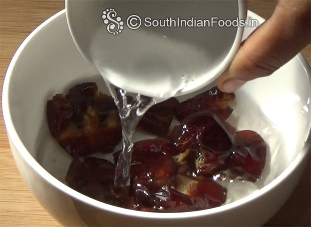Add hot water, soak it for 10 min
