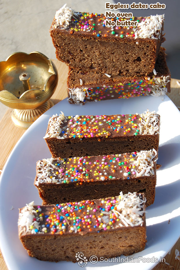 No oven dates cake