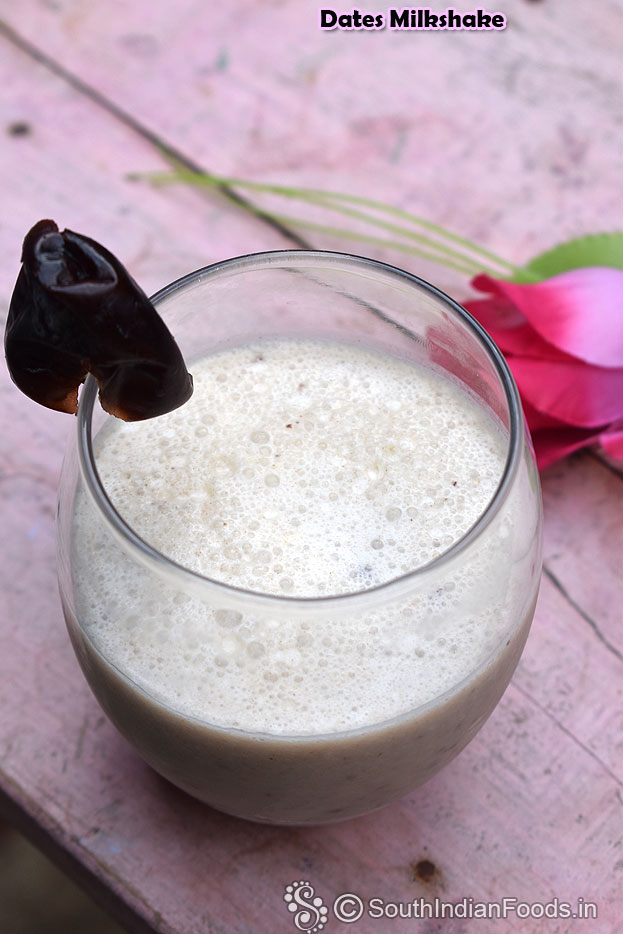 Perfect breakfast milkshake