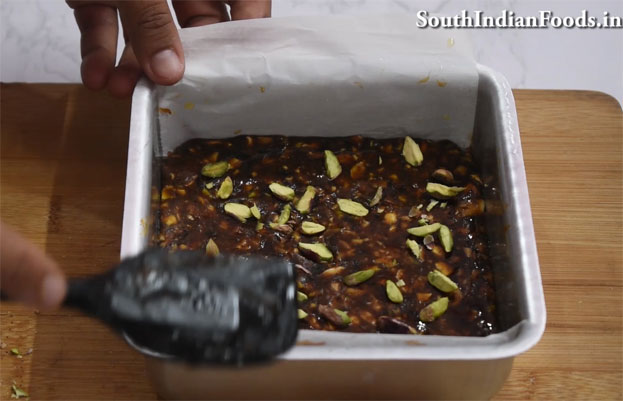 Dry frutis burfi recipe step 12