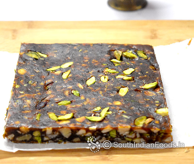 Dry frutis burfi recipe step 14