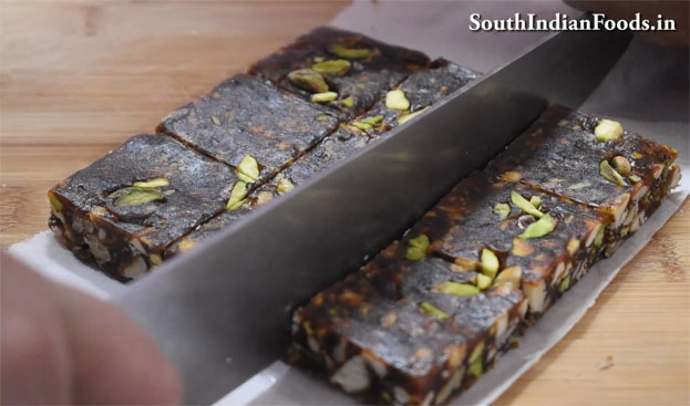 Dry frutis burfi recipe step 15