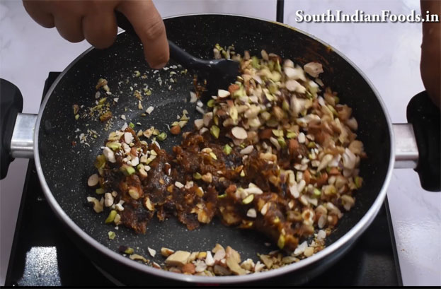 Dry frutis burfi recipe step 8