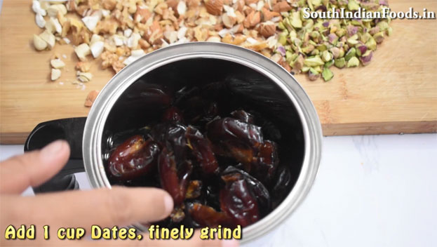 Dry frutis burfi recipe step 2