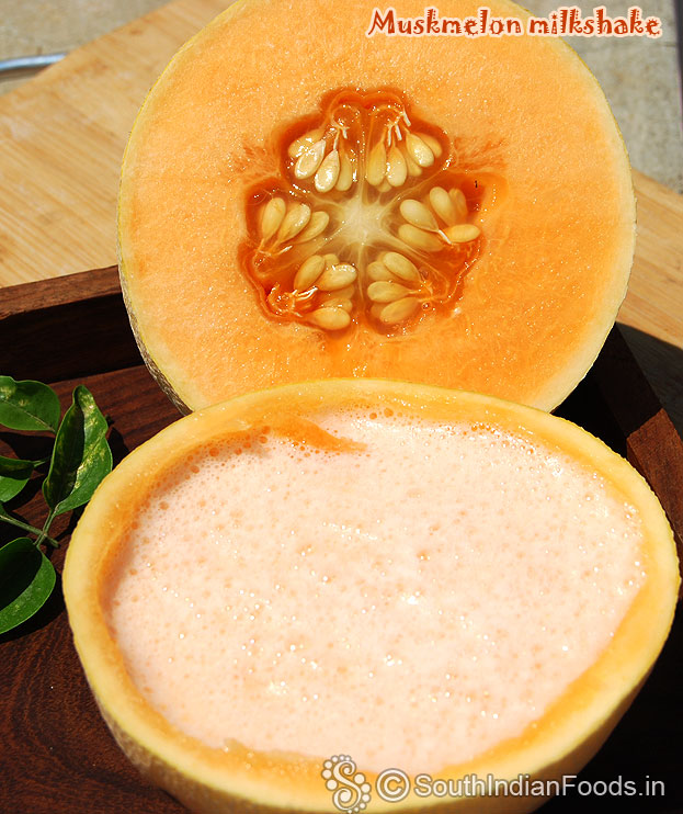 Homemade kirni fruit milkshake