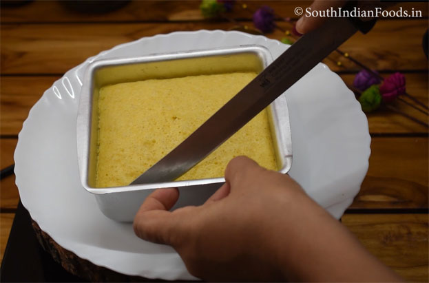 Instant besan dhokla step 20