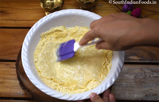 Instant besan dhokla step 7