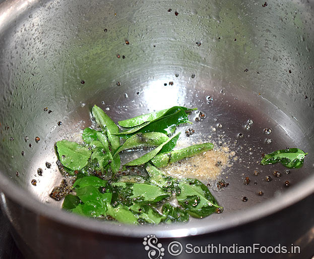 Add curry leaves