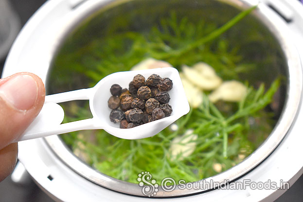 Add peppercorns