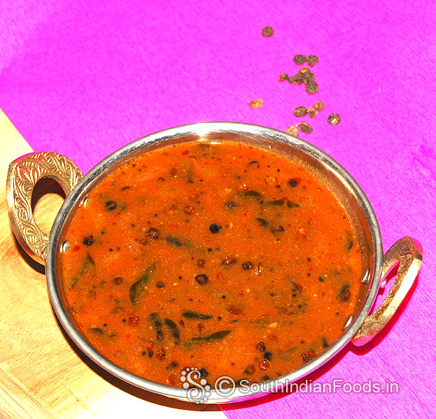 Vatha kulambu with sutta appalam