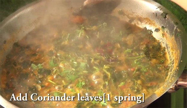 Soak dry red chilli in warm water for 10 min