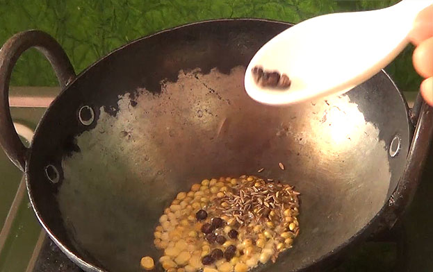 Add cumin seeds, peppercorns