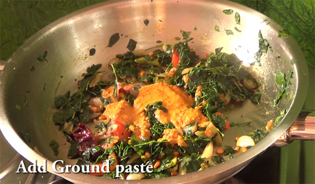 Add ground paste