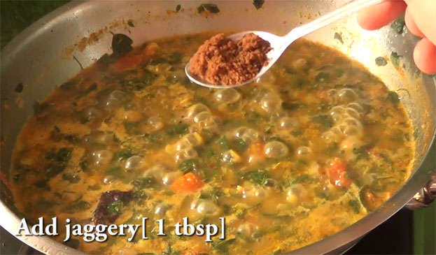 Add jaggery