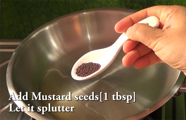 Add mustard seeds