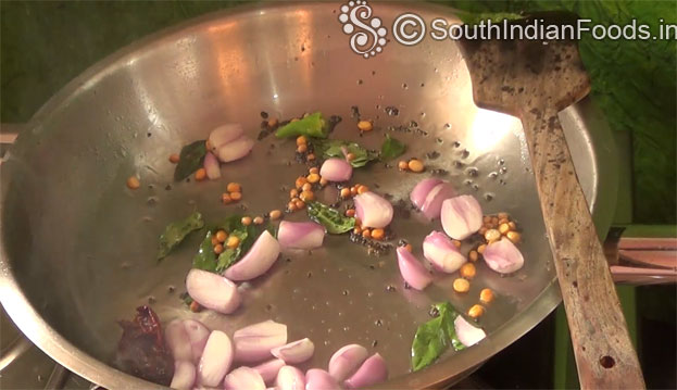 Add onion saute till soft
