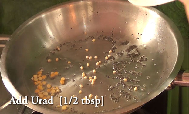 Add urad dal