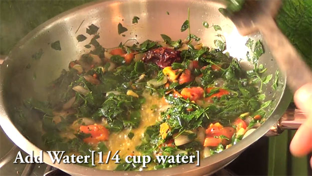 Add water, let it boil