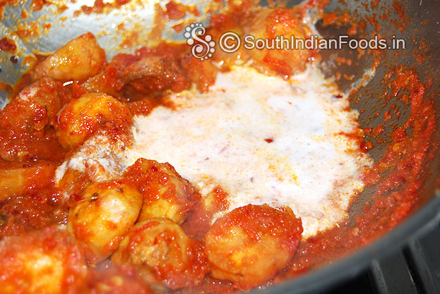 Add cashew nuts paste