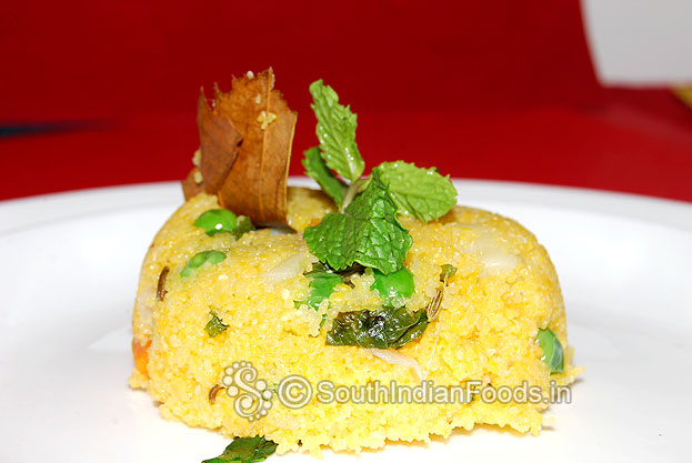 Corn rava biryani