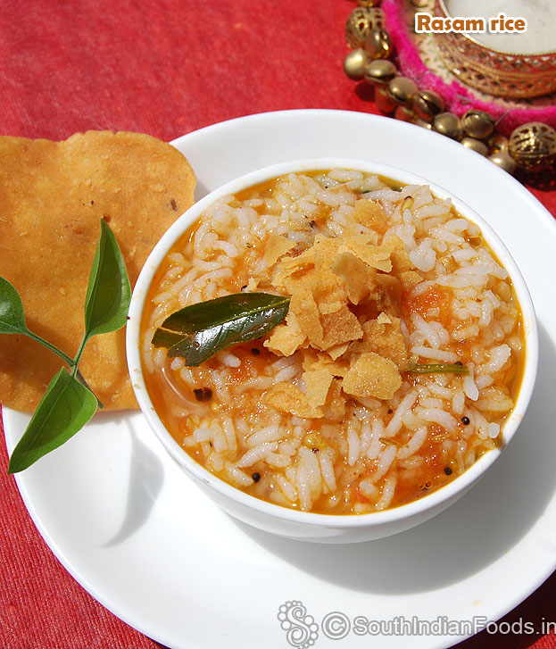 Instant rasam rice for fever and cold