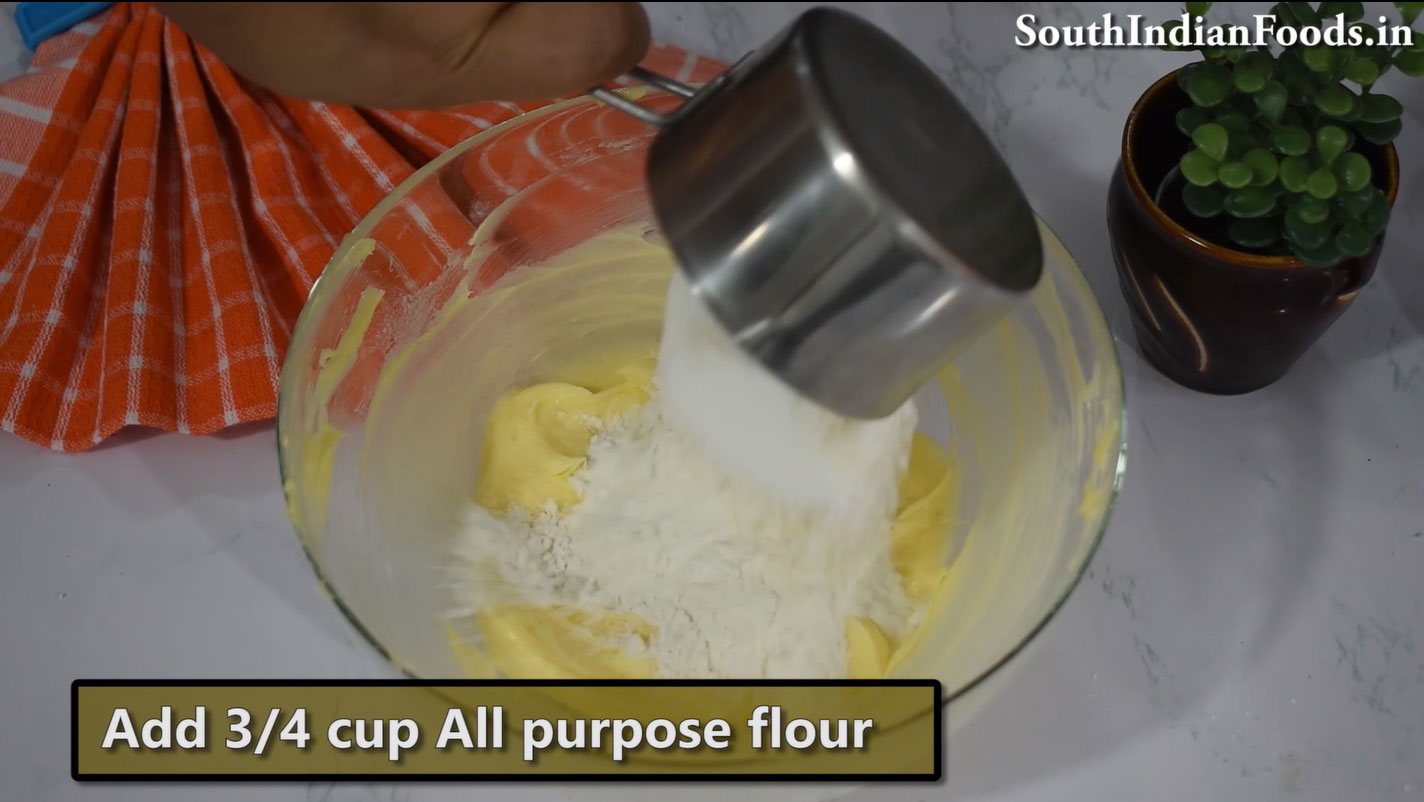 Eggless custard butter cookies