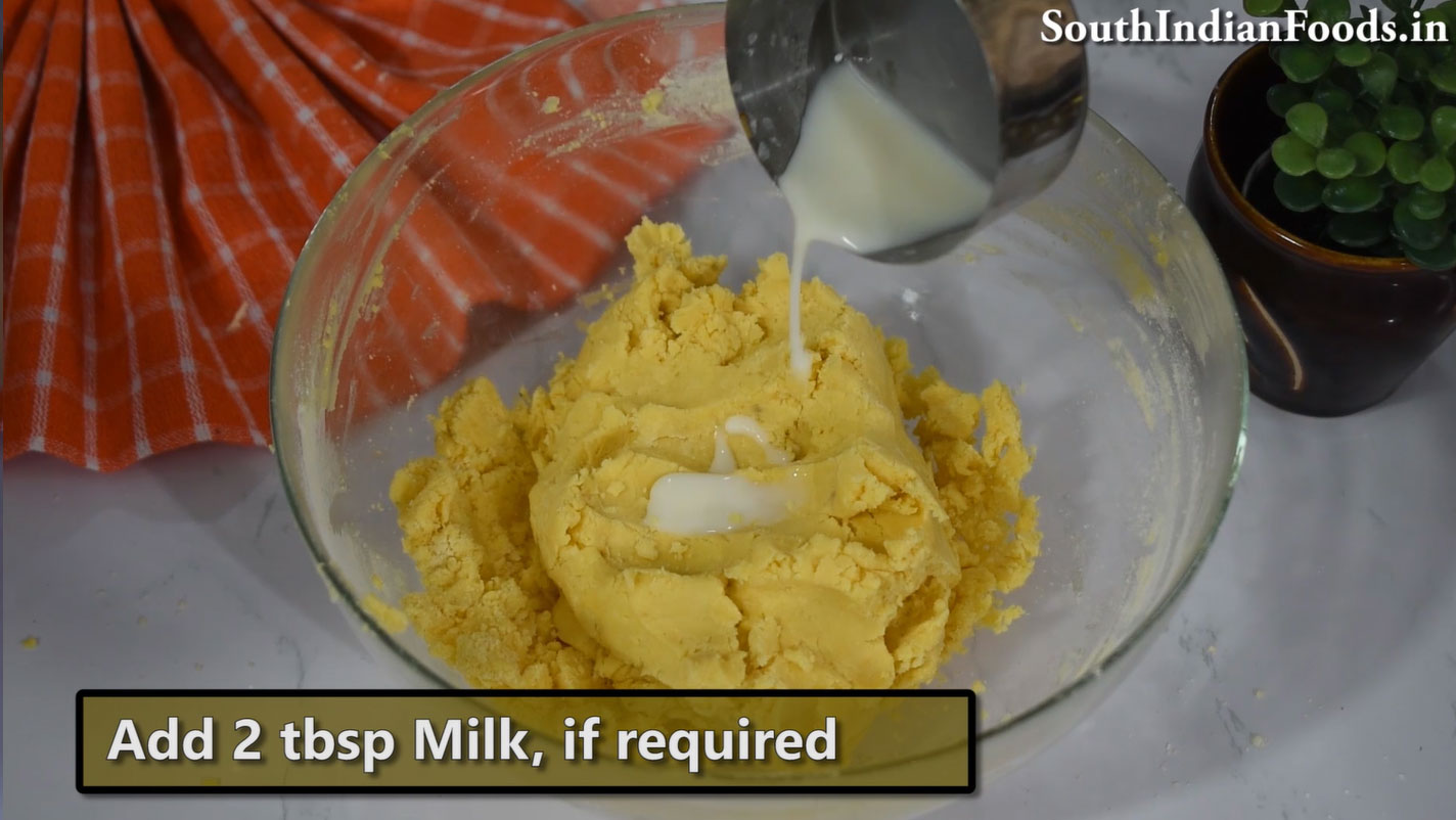Eggless custard butter cookies