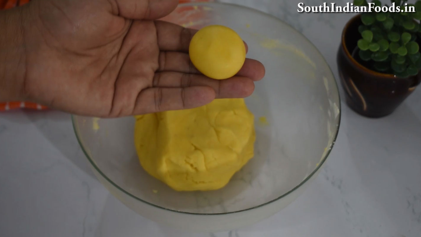 Eggless custard butter cookies