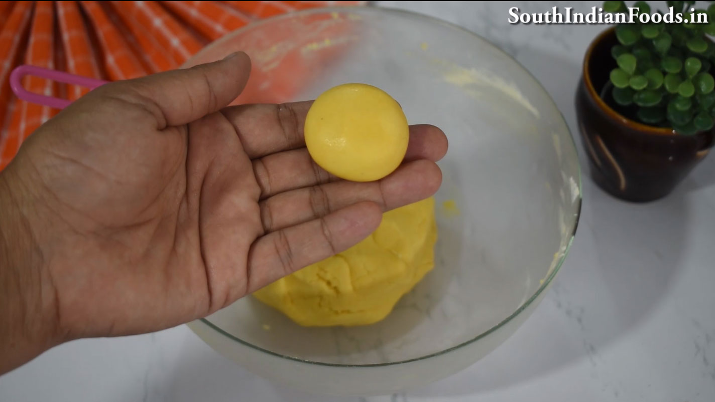Eggless custard butter cookies