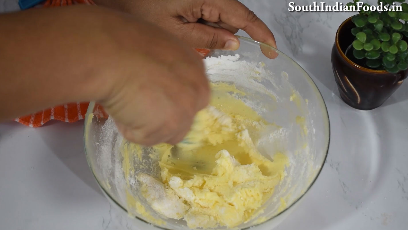 Eggless custard butter cookies