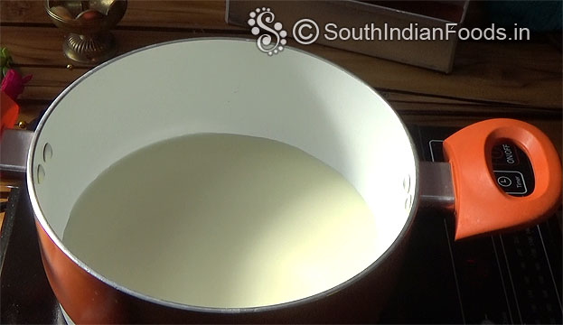 Boil 500 ml milk