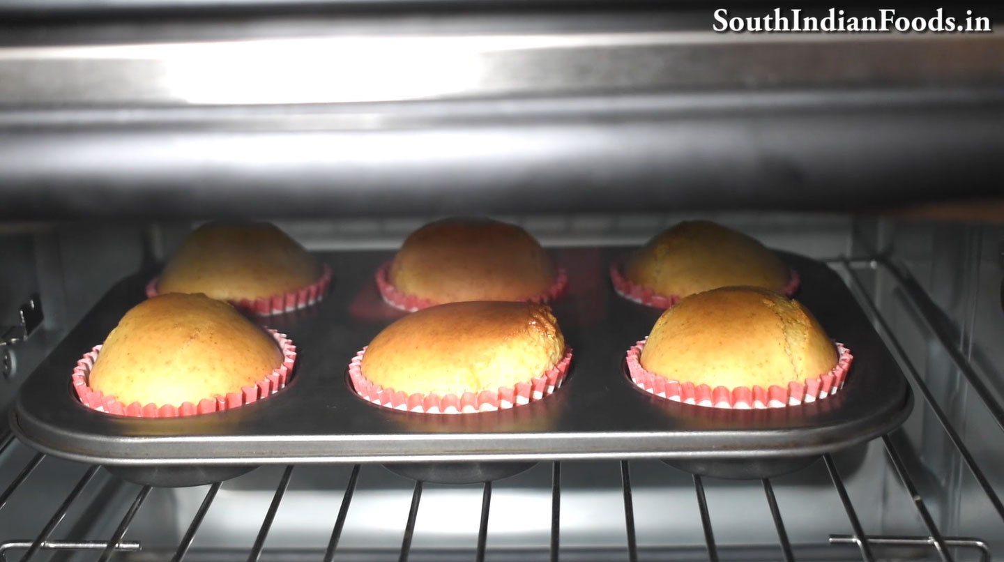 Eggless condensed milk cupcake