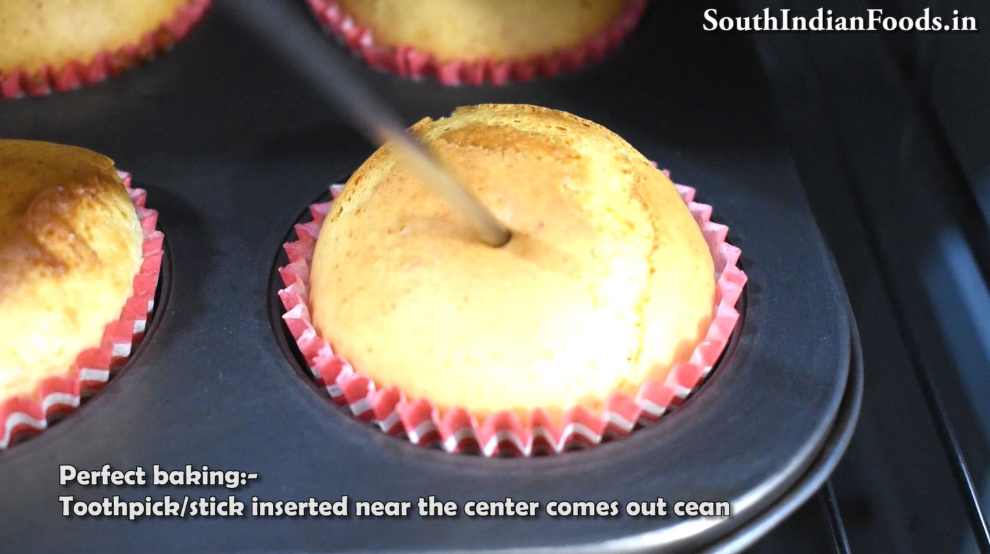 Eggless condensed milk cupcake