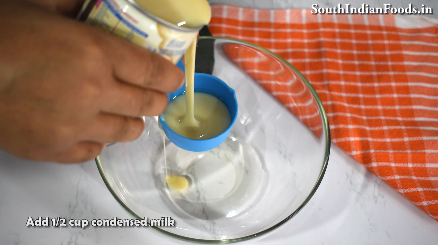 Eggless condensed milk cupcake