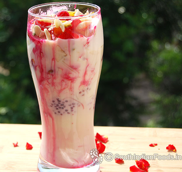 Indian falooda ice cream