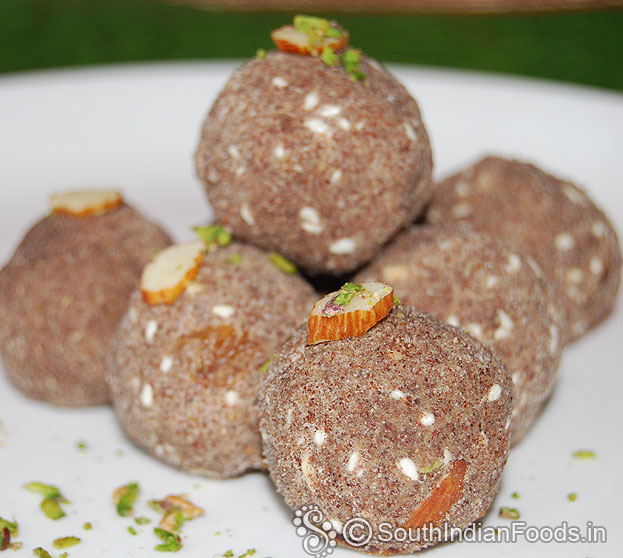 Kezhvaragu sweet balls
