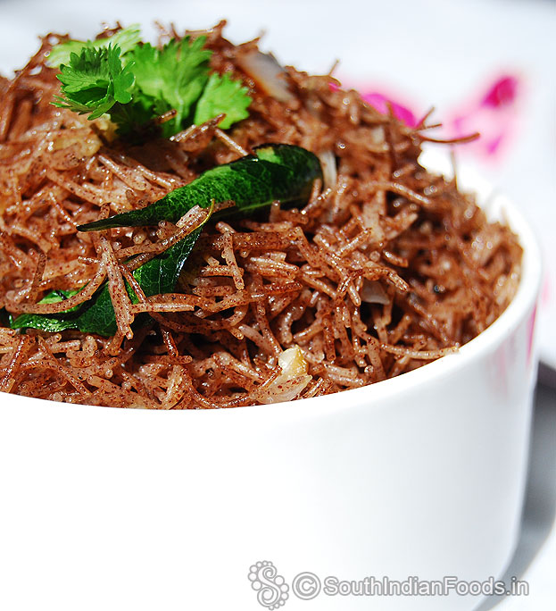 FInger millet noodels
