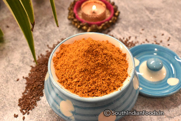 flaxseed idli powder
