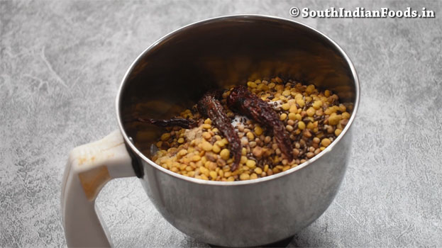 flaxseed idli powder recipe step 12