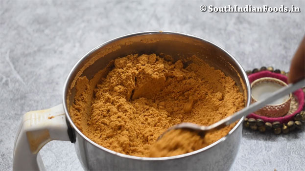 flaxseed idli powder recipe step 13