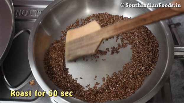 flaxseed idli powder recipe step 4