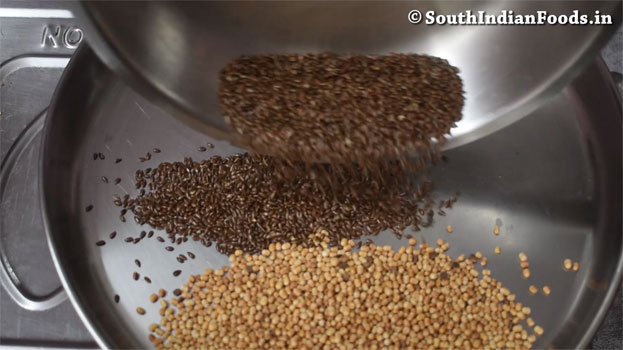 flaxseed idli powder recipe step 5