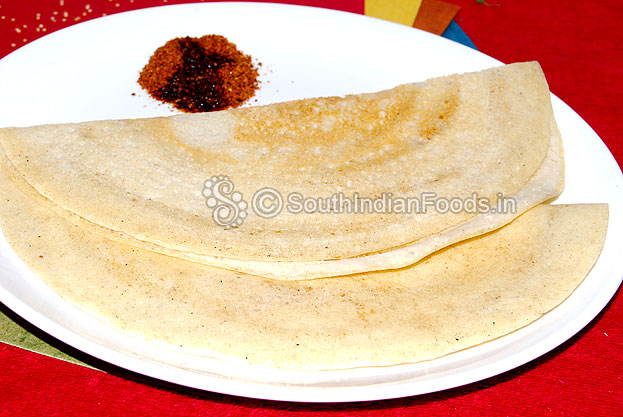 Foxtail millet dosa